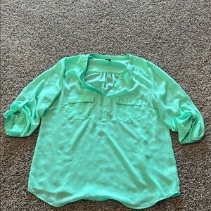 Maurices Mint Green Blouse